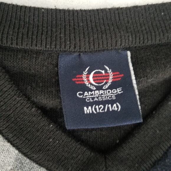 Cambridge Classics Long Sleeve Argyle Pullover Sweater, Youth Size M 12/14 - Picture 3 of 7